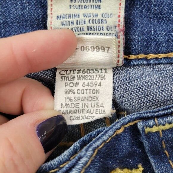 Classic Blue Distressed Women Jeans - Picture 13 of 14